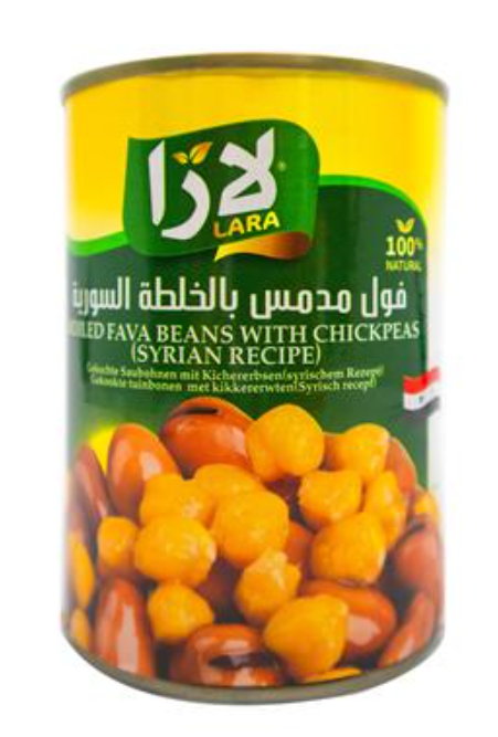 Fava fazole s cizernou- Fůl mdamas, Lara, 400g