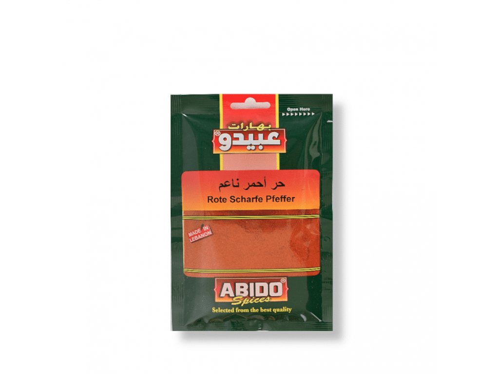 Pálivá červená paprika (jemná), Abido