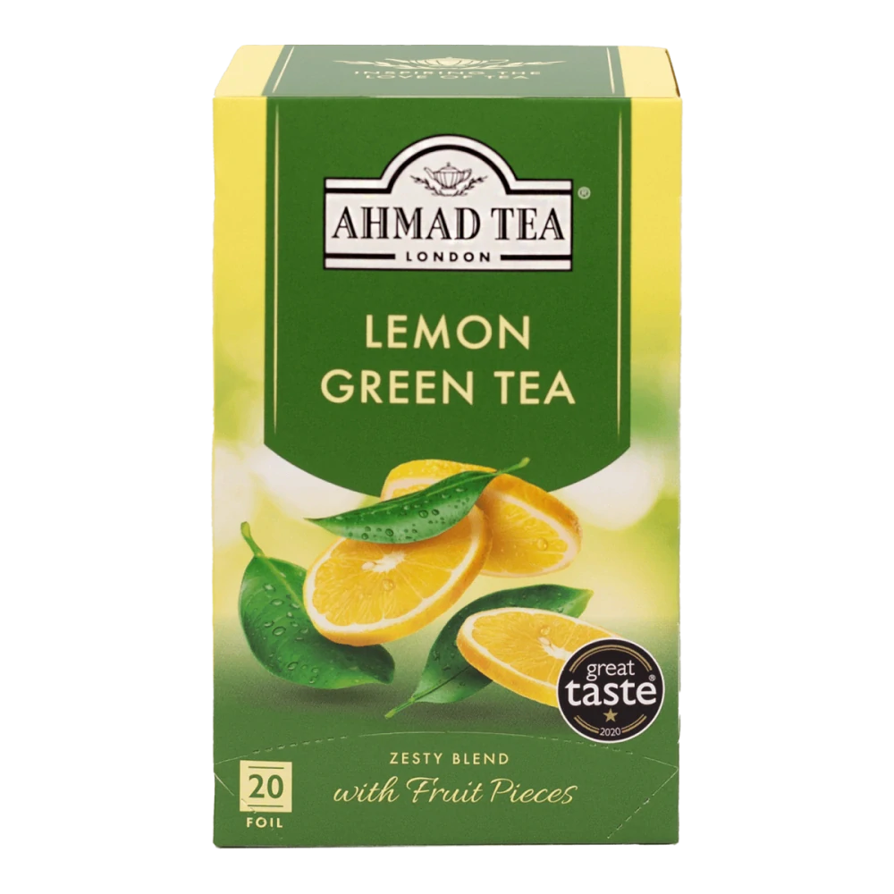 Lemon green tea, Ahmad Tea, 20 alu sáčků