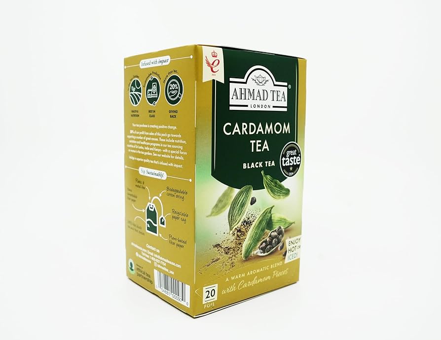Kardamomový čaj, Ahmad Tea, 20x2g alu