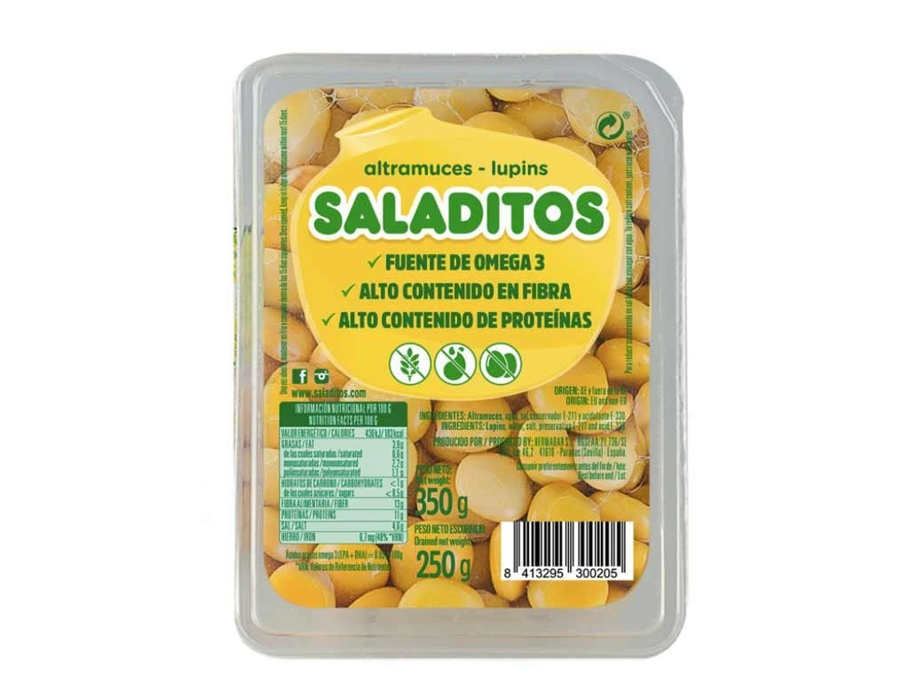 Lupina, Saladitos Vlčí bob, 350g