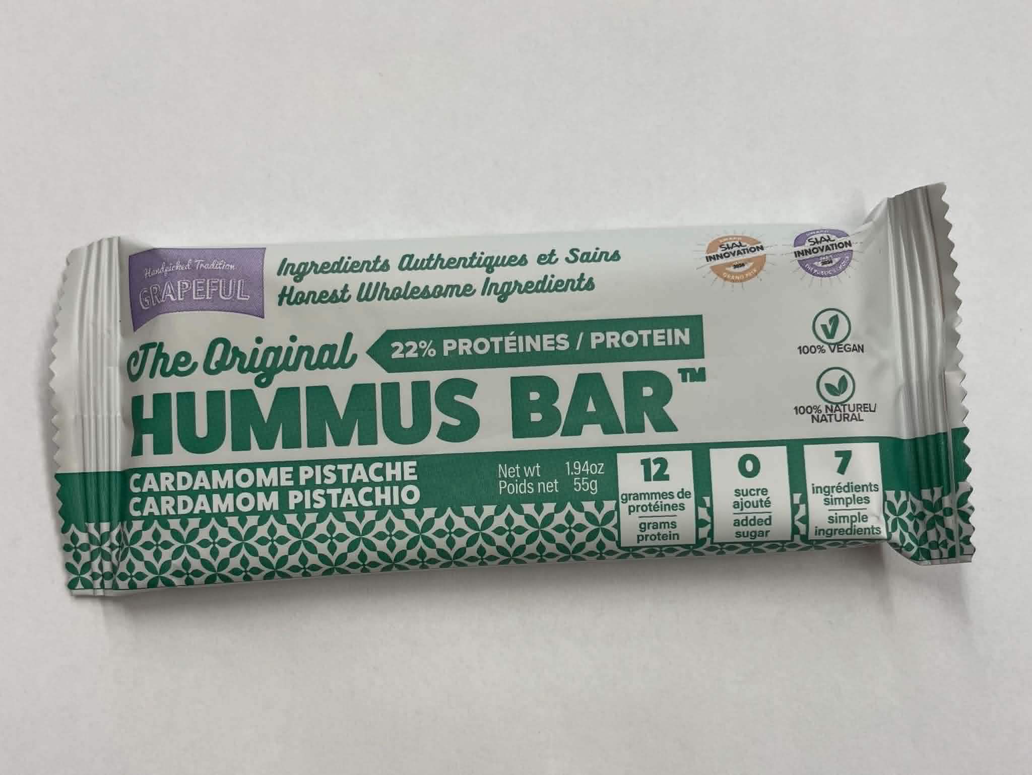 Hummus bar s kardamomem a pistacii, Grapeful, 55g