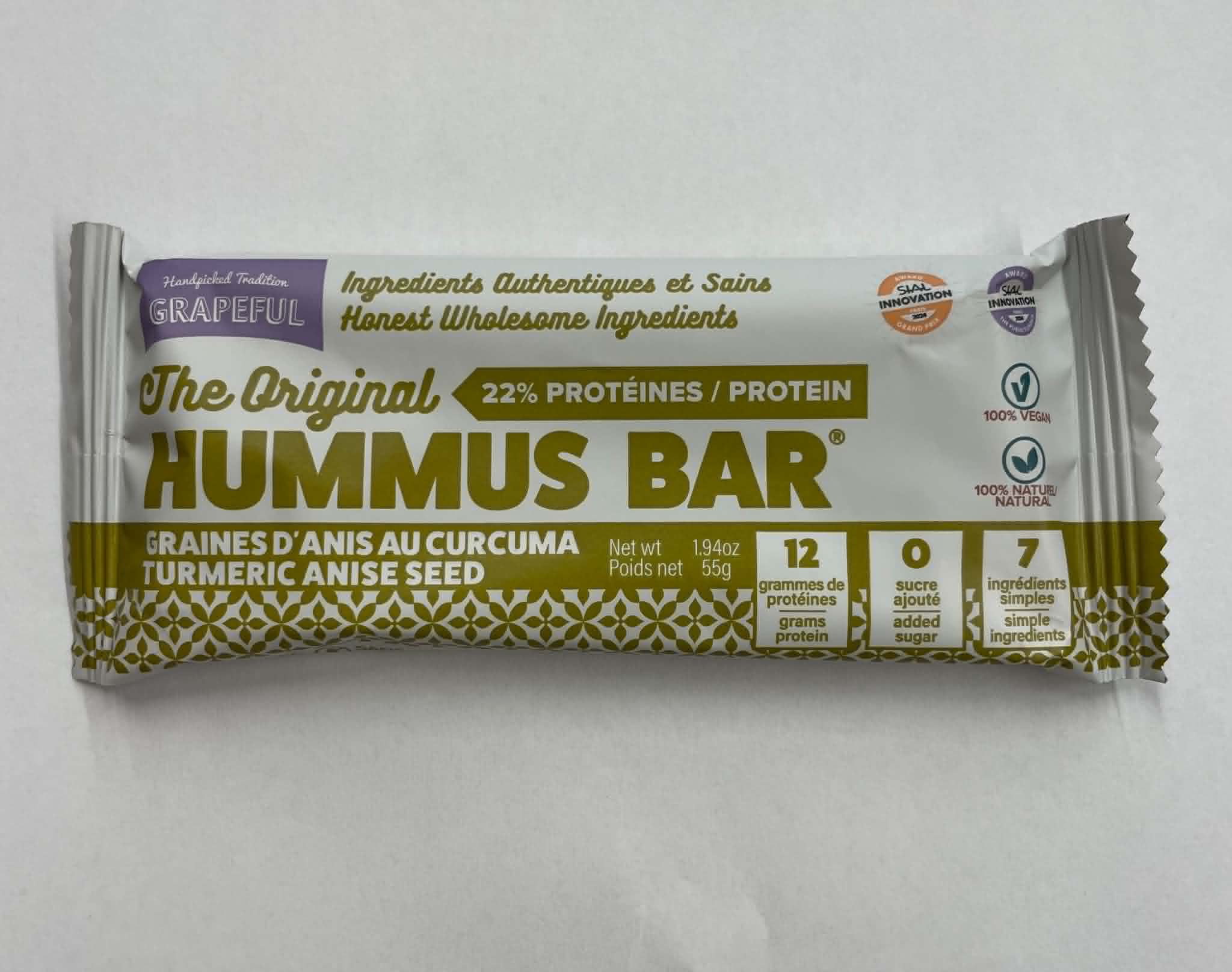 Hummus bar s kurkuma a anis, Grapeful, 55g