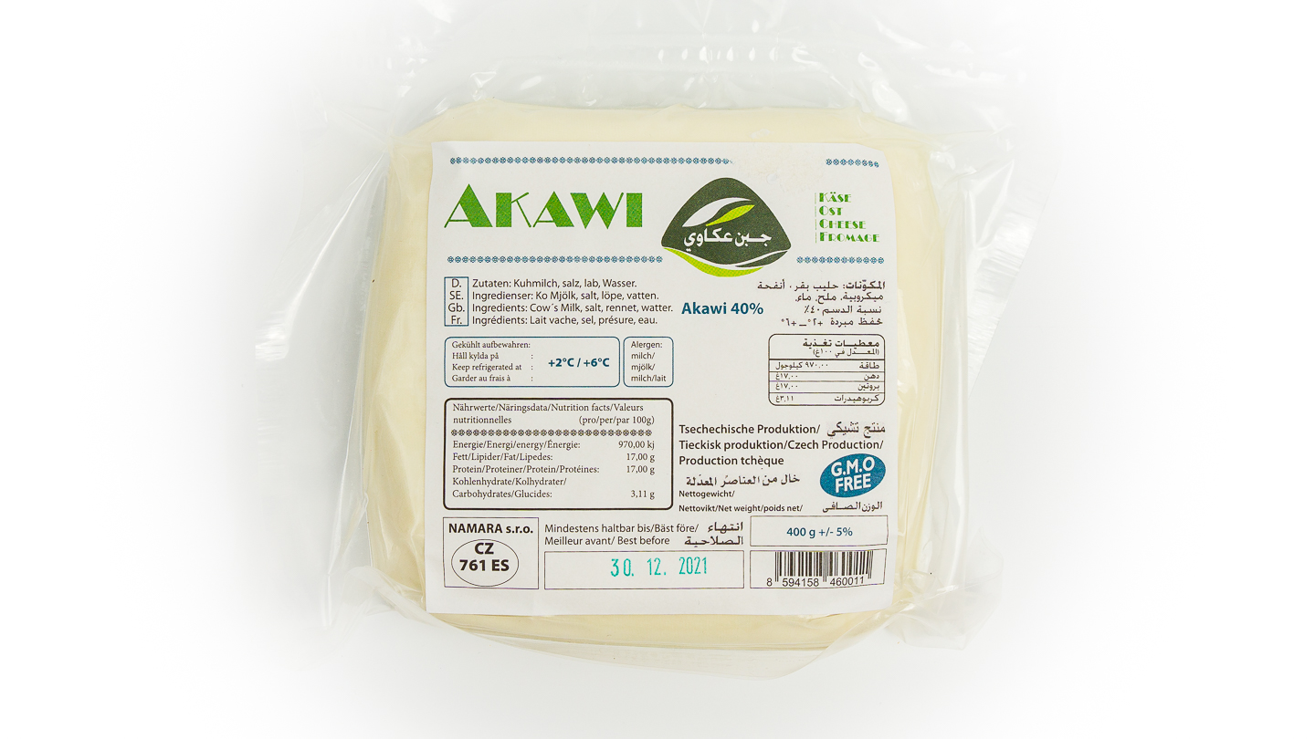 Akawi sýr, Namara, cc 440g
