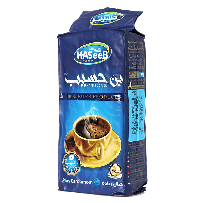 Arabská káva HASeeB s kardamomem plus, 500 g