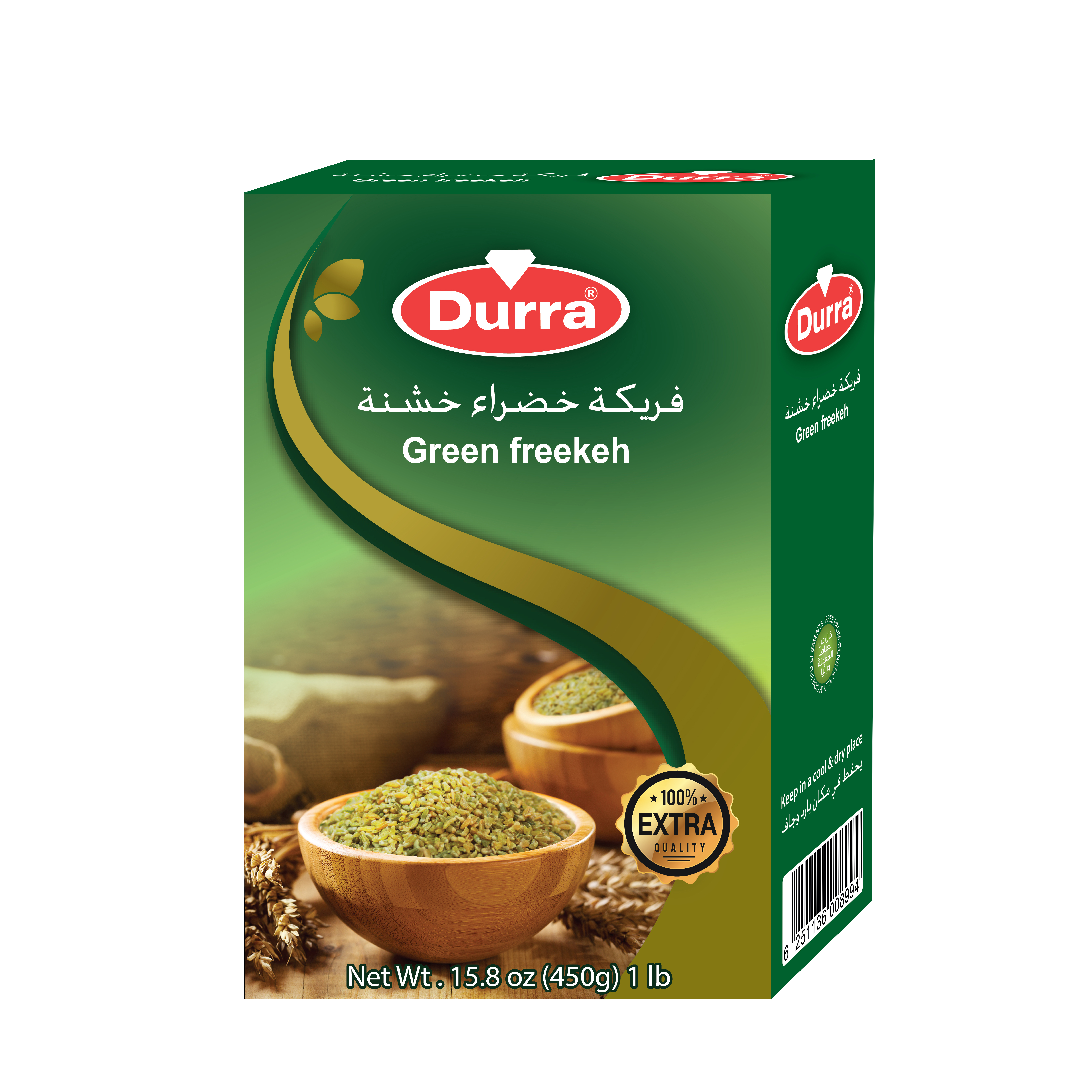 Freekeh, hrubá, Durra, 450g